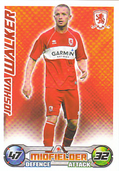 Joshua Walker Middlesbrough 2008/09 Topps Match Attax #204